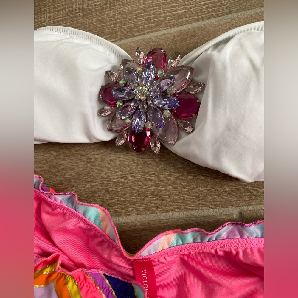 Victoria’s Secret Swim bling jewel bikini set - Picture 4 of 10